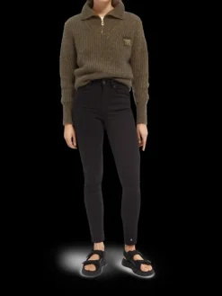 Haut High Rise Skinny Jeans | Stay Black