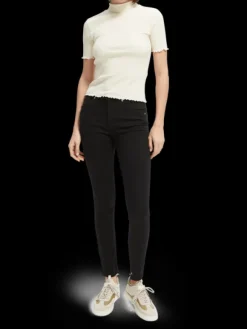 Haut High-Rise Skinny Jeans | Stay Black