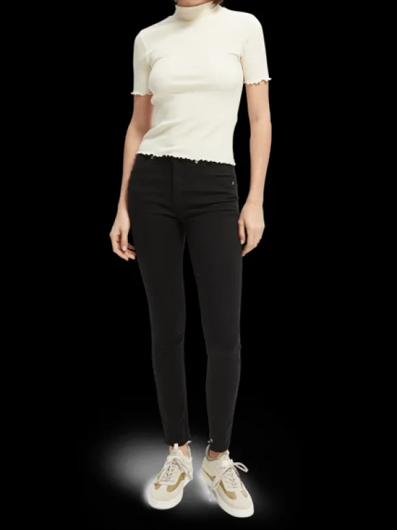 Haut High-Rise Skinny Jeans | Stay Black