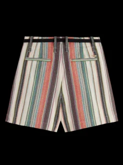 High Rise Crafted Stripe Short