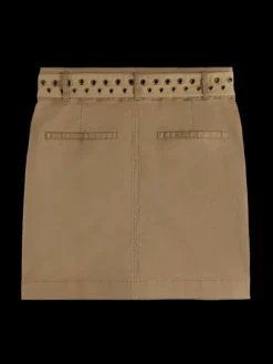 High-Rise Cargo Mini Skirt