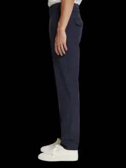 Irving Pinstripe Fine Wool-Blend Seersucker Chino Pant