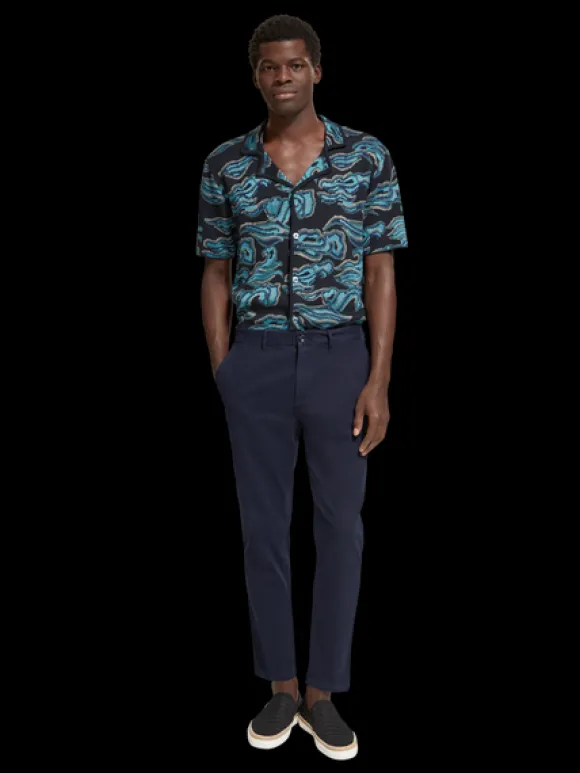 Jacquard Knit Short Sleeve Shirt