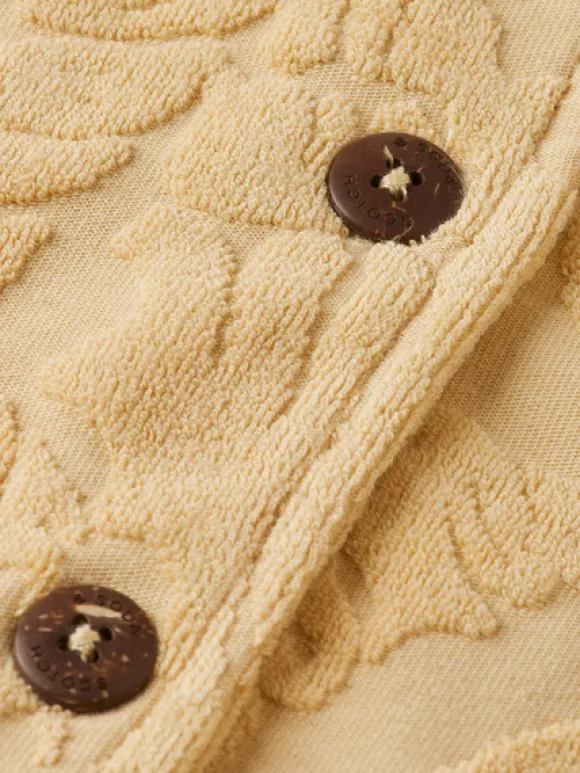 Jacquard Toweling Camp Shirt