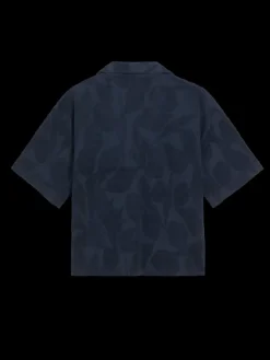 Jacquard Toweling Camp Shirt