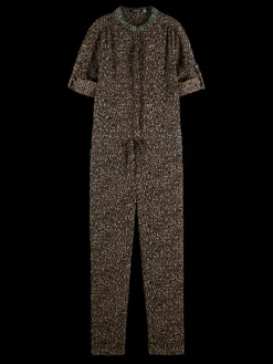 Leopard Print Jumpsuit