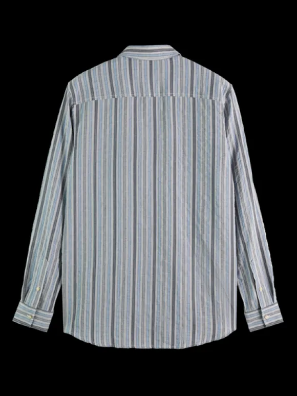 Lightweight Dobby Stripe Button Down Shirt