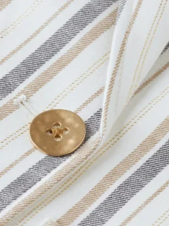 Linen Blend Stripe Blazer