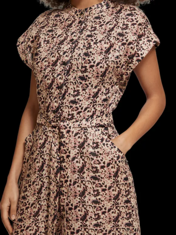 Linen Floral Romper