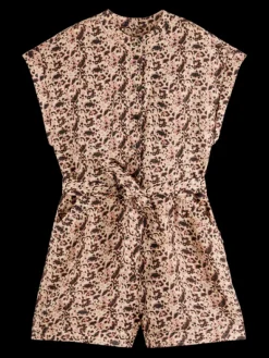 Linen Floral Romper