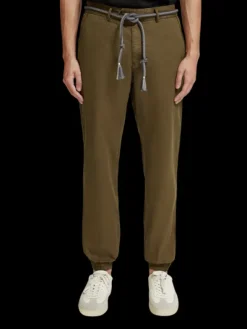 Linen-Blend Chino Jogger