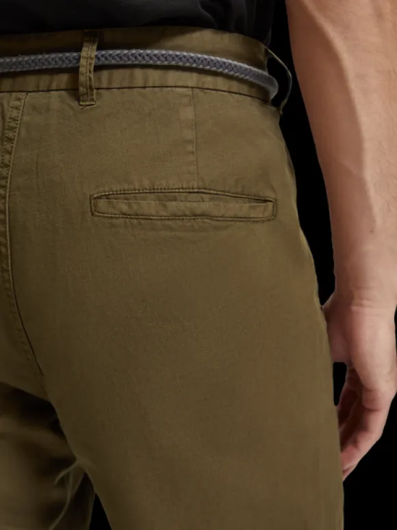 Linen-Blend Chino Jogger