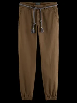 Linen-Blend Chino Jogger
