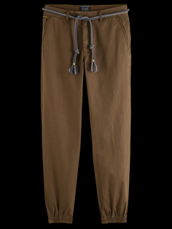 Linen-Blend Chino Jogger