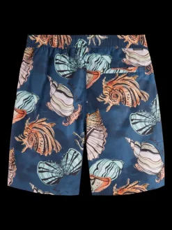 Long Length Swim Short With All Over Print