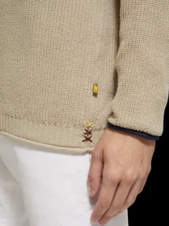 Long Sleeve Knit Polo