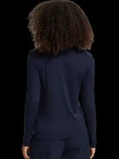 Long Sleeved Mock Neck T-Shirt