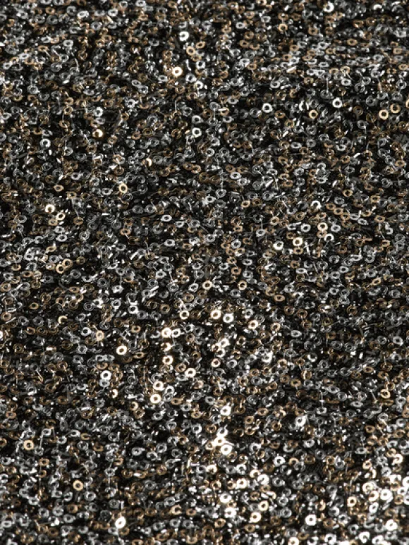 Lowry Mid Rise Slim Pant In Mixed Sequins