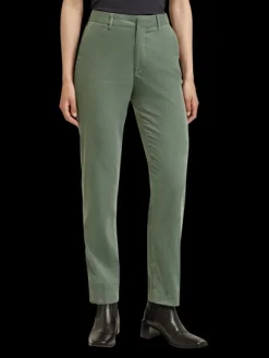 Lowry Mid Rise Slim Pant In Corduroy