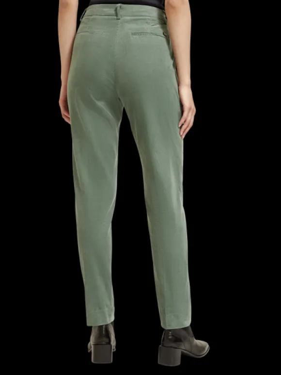 Lowry Mid Rise Slim Pant In Corduroy