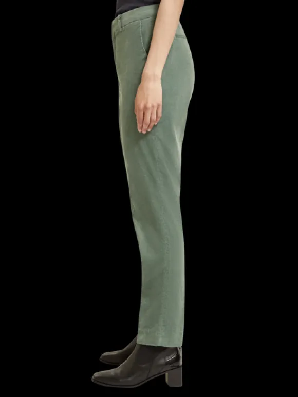 Lowry Mid Rise Slim Pant In Corduroy