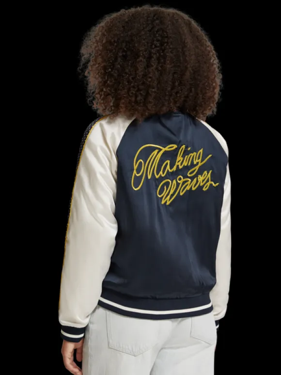 Making Waves Reversible Bomber Detail