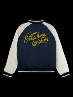 Making Waves Reversible Bomber Detail