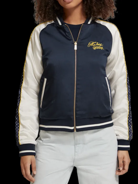 Making Waves Reversible Bomber Detail