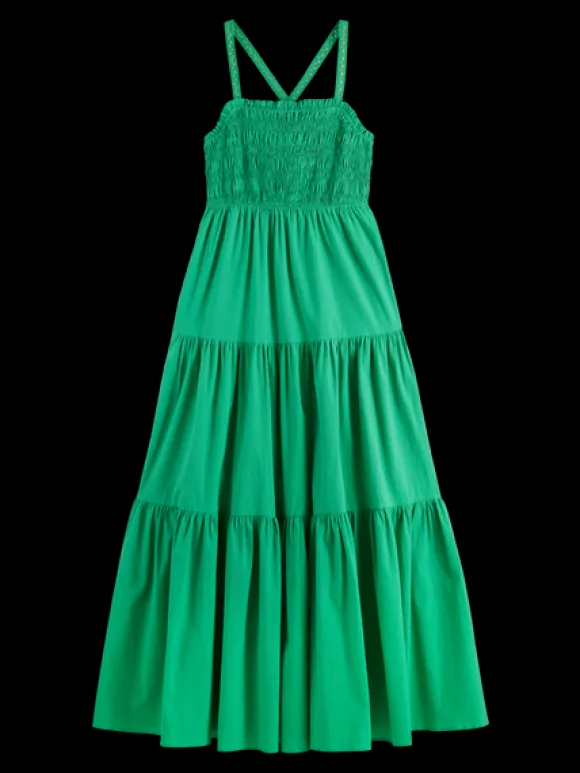 Maxi Dress With Smock Detail