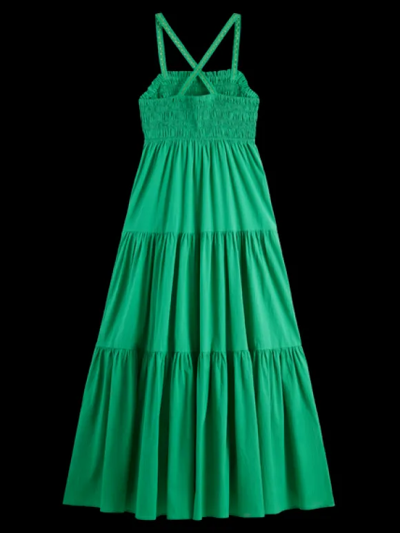 Maxi Dress With Smock Detail