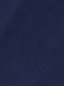 Melange Contrast Collar Polo