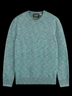 Melange Crew Neck Pullover