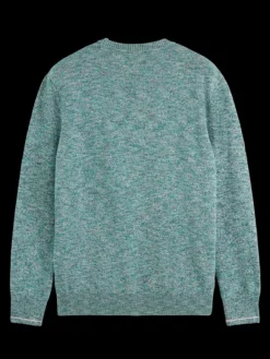 Melange Crew Neck Pullover