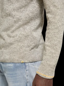 Melange Crew Neck Pullover