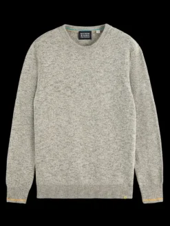 Melange Crew Neck Pullover