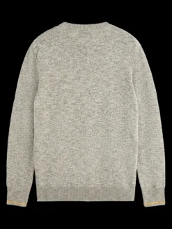 Melange Crew Neck Pullover
