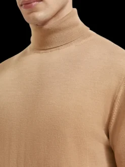 Merino Wool Turtleneck Pullover