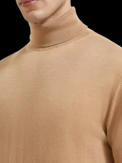 Merino Wool Turtleneck Pullover