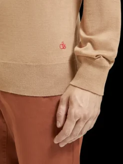 Merino Wool Turtleneck Pullover