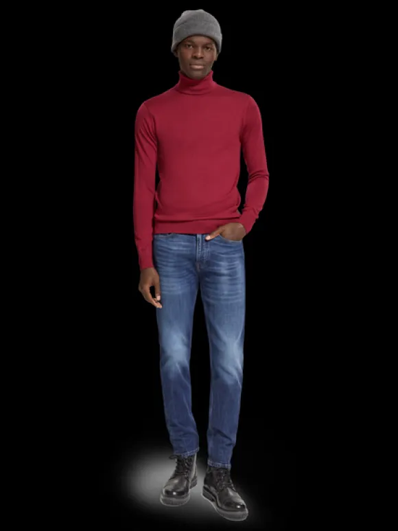 Merino Wool Turtleneck Pullover