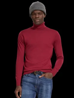 Merino Wool Turtleneck Pullover