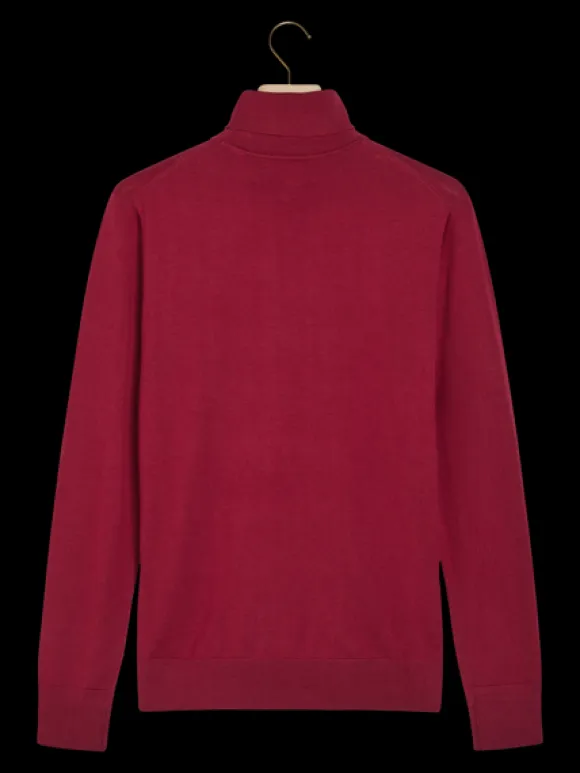 Merino Wool Turtleneck Pullover