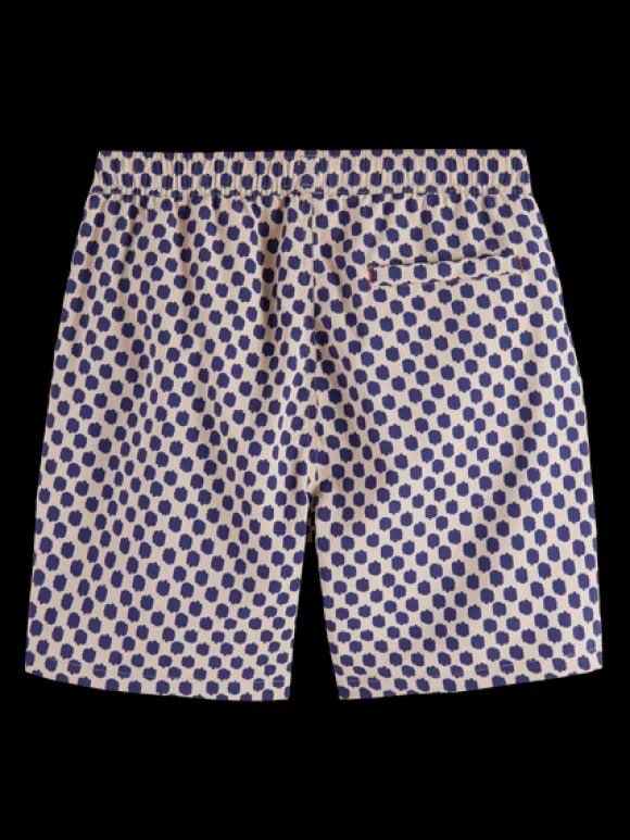 Mid Length Printed Swim Short