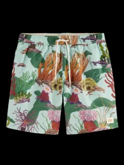 Mid Length Swim Short All Over Print