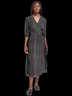 Midi Wrap Dress