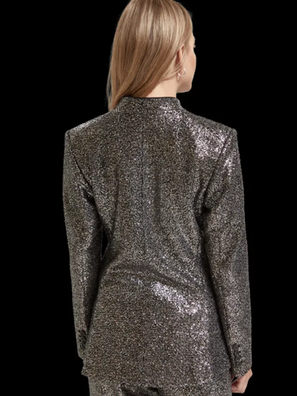 Mixed Sequin Blazer