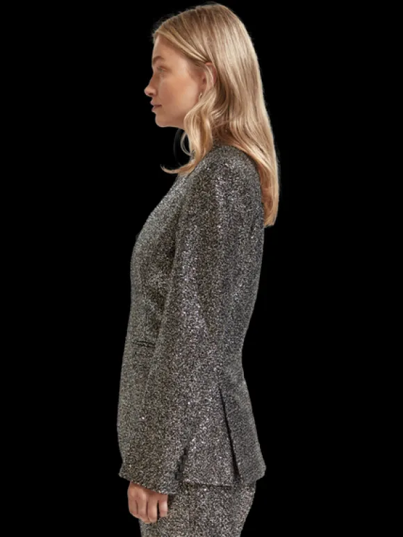 Mixed Sequin Blazer
