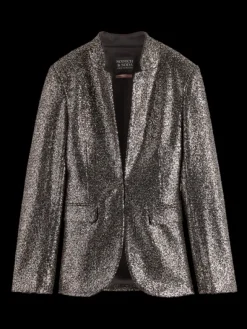 Mixed Sequin Blazer