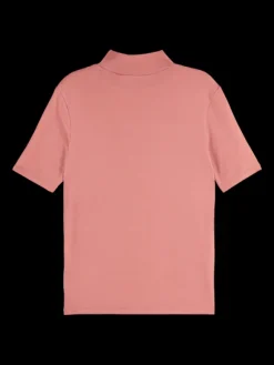 Mock Neck Short Sleeved T-Shirt