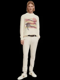 Mott Super Slim Fit Yarn-Dyed Chino